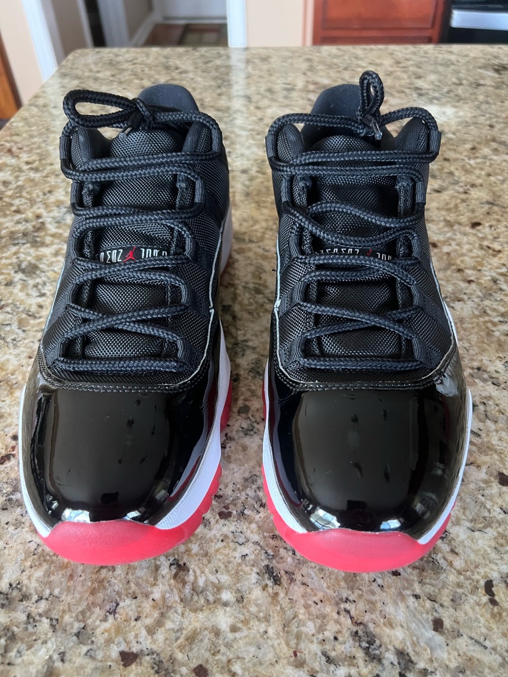 Jordan 11 Retro Low (Bred 2025). Size 12